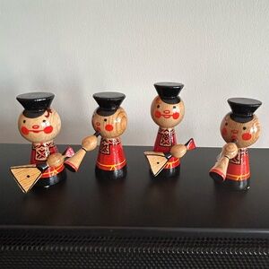 Cute vintage Soviet-era musician figures
